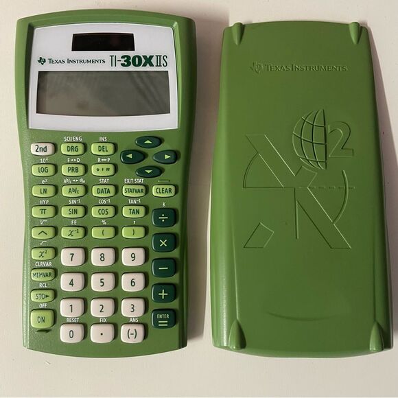 Texas Instruments TI-30XIIS Green Calculator GUC - Picture 4 of 5